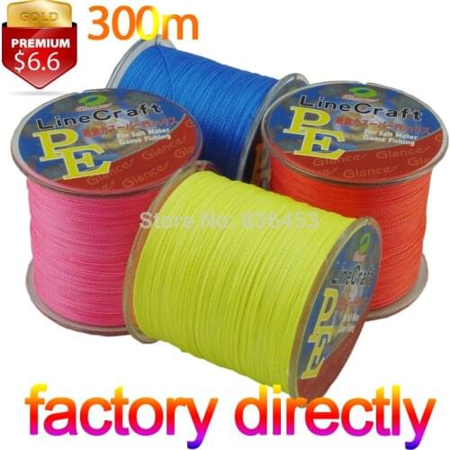 Braided Fishing Line 300m Super Strong Japanese Multifilament Polyethylene Fiber PE Braid Fishing Line 10LB-100LB