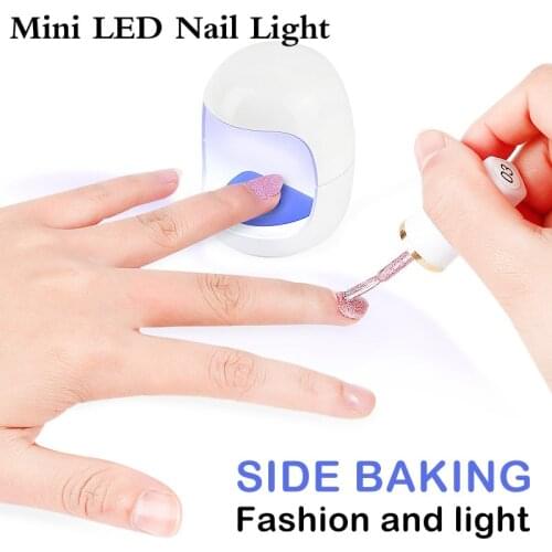 Portable 3W/9W Mini Small LED Manicure Light Egg Shape Phototherapy Lamp Mini LED Nail Light Nail Phototherapy Machine Nail Art