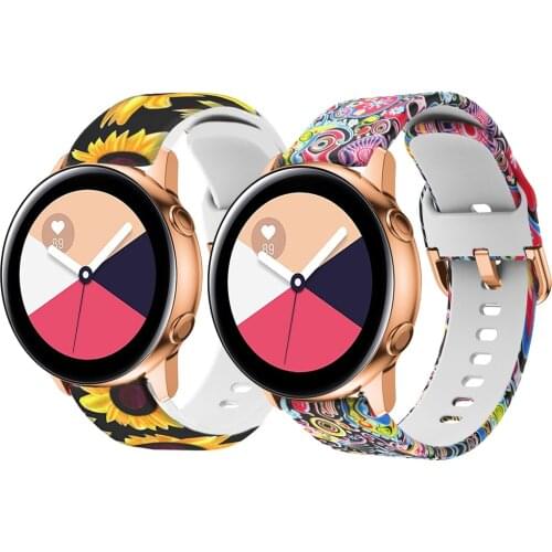 20/22mm Sport band Strap for Samsung Galaxy Observatory silicone bracelet for huawei watch GT2/2E Smart Watchband accessories