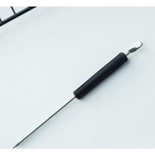 Flower Needle Coffee Carving Stick Hook Stick Stainless Steel Metal Framed Needle Coffee Utensils Fancy Coffee Drawing Needle