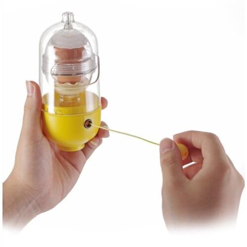 Throw Egg Scrambler Golden Egg Shaker Mixer Scramble Eggs Whisk Inside The Shell Manual Kitchen Cooking Tool