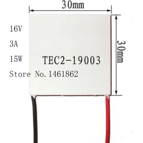 TEC2-19003 3A 16V 15W 30*30MM double layer semiconductor chip cooling temperature 80 degrees cooler Electronic Components