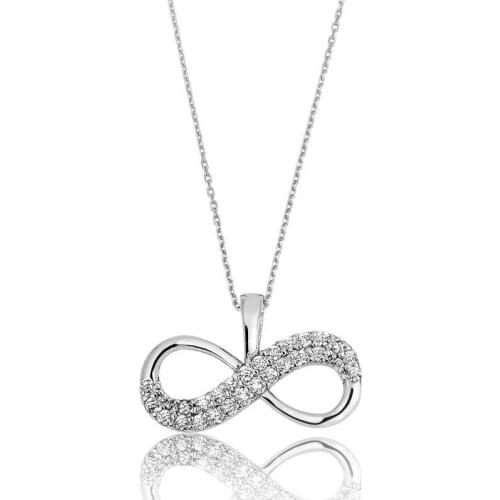 Tevuli 925 Sterling Silver Infinity Ladies Necklace