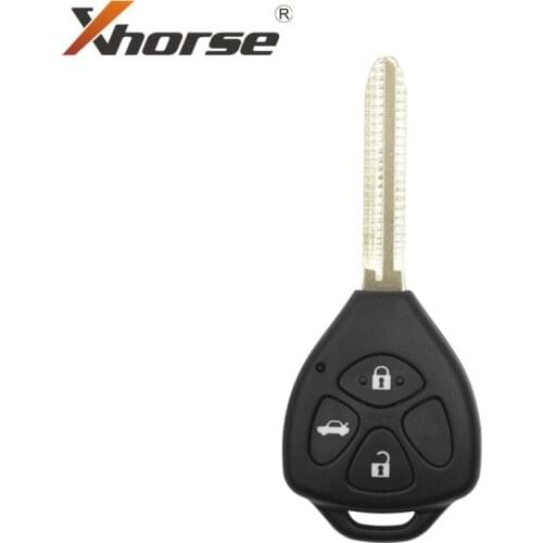 Xhorse VVDI2 XKTO03EN Wired Universal Remote Key for Toyota Style 3 Buttons 1 Piece