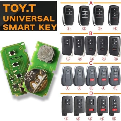 Xhorse VVDI XM Smart Key Universal Regeneral Remote Circuit Board VVDI Key for Toyota Camry Corolla RAV4 Highlander Crown ES300