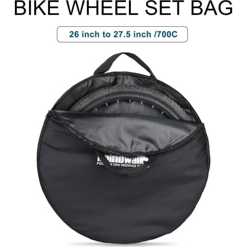 26-27.5in Bicycle Wheelset Bag Wheel Carry Bag Oxford Bike Travel Tire Bag Wheel Cover for Mountain Road Bike Accessories