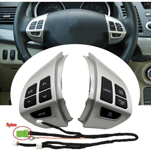 High quality Cruise Control switch steering wheel buttons for Mitsubishi ASX Outlander XL 2007-2012 car accessories