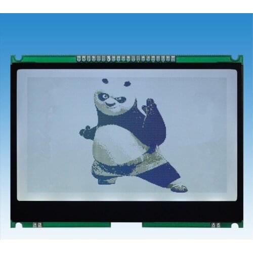 Big size 5.0 inch COG LCD display module screen ST75256 256160 resolution white color 20 pin SPI serial Parallel IIC I2C