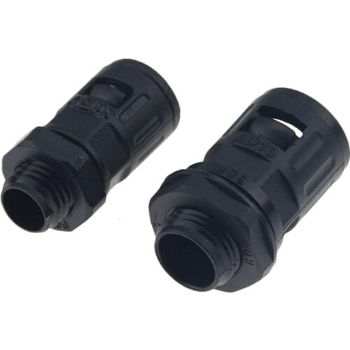 1pc Corrugated tube connector pipe fitting auto car corrugated tube pipe pipe edd on the wire wire casing corrugated casing
