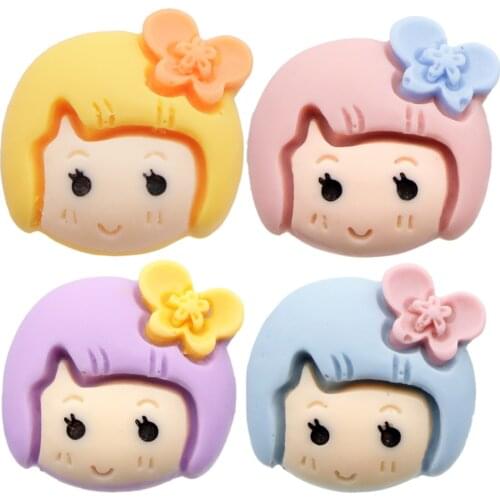 10pcs Sweet Cute Princess Series Resin Charms Flatback Cabochon Charms Planar Resin Key Chain Iphone Case Accessories