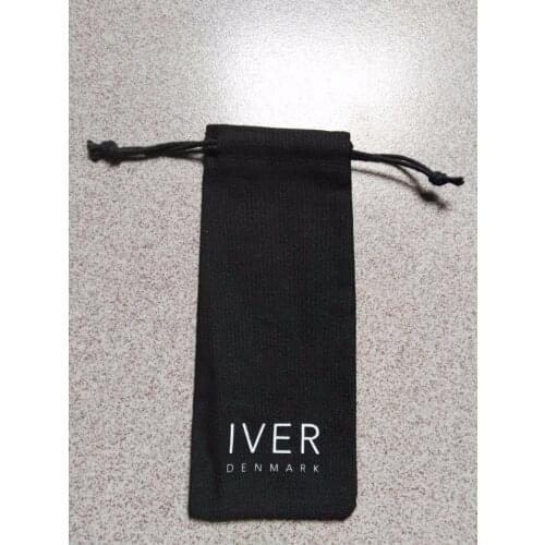 100pcs High quality canvas small drawstring bag,custom 7*17cm gift bags wholesale jewelry pouch include shipping by ePacket