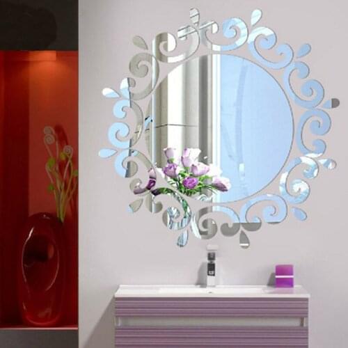 3D Wall Sticker Room Acrylic Decal Art DIY Mirror Light Decor Home Decoration CLH@8