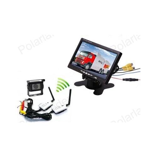 7 Inch bus truck Monitor TFT LCD Color Display Screen with rearview camera