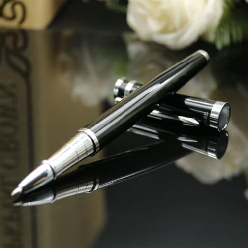 High Quality STOHOLEE Brand Black Metal Rollerball Pen Signature Pen Stationery Office Supplies Ink Pen Business Ballpoint Pen