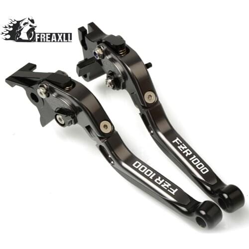 For YAMAHA FZR1000 GENESIS 1987 - 1988 CNC Aluminum Motorbike Accessories Motorcycle Brake Clutch Levers Handle Grips Foldable