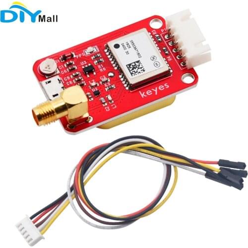 Keyes 7M GPS Satellite Positioning Module with Ceramic Antenna Serial Communication for Arduino