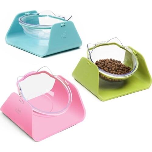 Pet Feeder Cat Bowl Non Toxic Corrosion Resistant Durable Cat Bowl Adjustable and Removable for Cats and Small Dogs