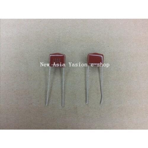 10pcs 250V 154J 154 150NF 0.15uF CL21 Metallized polyester film capacitor Good quality ROHS