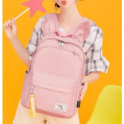 Lovely Multifunctional Women Backpack Fashion Waterproof Nylon Rucksack for Girls School Bag Student Bookbag Mochila Escolar