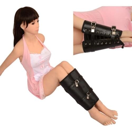 Adult Games PU Leather BDSM Bondage Handcuffs Sex Slave Body Restraints Cuffs Arm Leg Binder Fetish Sex Toys for Women Couples