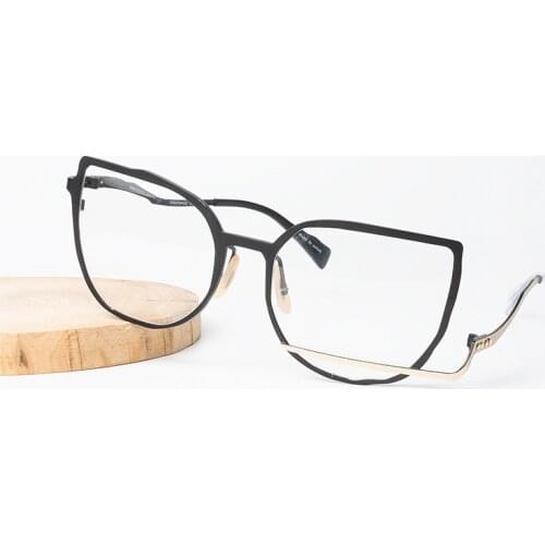 The new Maruyama Zhenghong glasses cat glasses irregular Zhenghong matte color can be matched with myopia eye frame