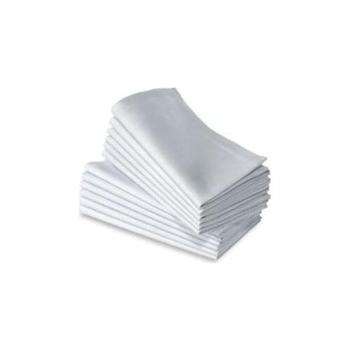 100% cotton plain white napkin 50cm*50cm5