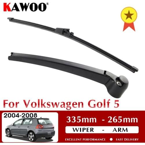 KAWOO Car Rear Wiper Blade Blades Back Window Wipers Arm For Volkswagen VW Golf 5 Hatchback (2004-2008) 335mm Windscreen Wiper