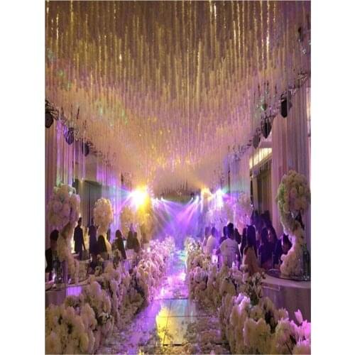 70"(180cm) Super Long Artificial Silk Flower Hydrangea Wisteria Garland For Garden Home Wedding Decoration Supplies 6 Colors Ava