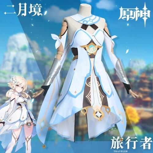 Point, the original god cos travelers fluorspar cos the Japanese anime game suits cospaly womens full set of clothes