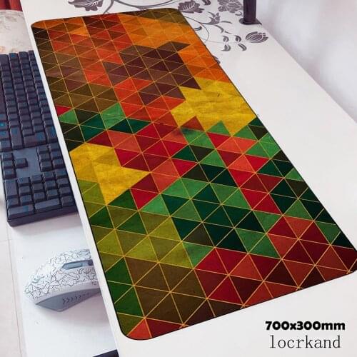 Triangle mousepad locrkand gaming mouse pad pc computer 800x300x3mm gamer accessories mat hot sales laptop desk protector pads