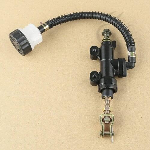 Motorcycle Rear Foot Brake Master Cylinder Pump+Reservoir For Motorcycle Dirt Pit Bike for ATV