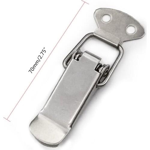 YYSD 10 Pcs Suitcase Chest Tool Box Locking A05 Spring Loaded Buckle Toggle Latch