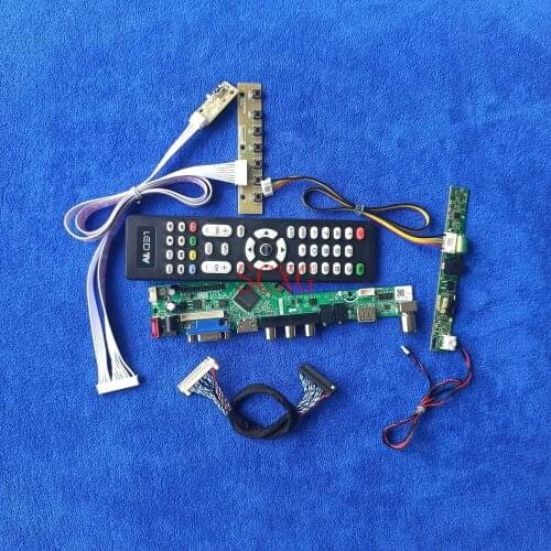 LCD LED 1920*1080 30Pin LVDS DIY Kit For LM270WF2/LM270WFA/LM270WFC AV VGA USB HDMI-compatible Signal Analog Monitor Drive Board