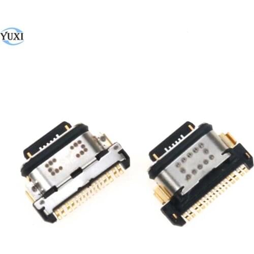 YuXi 1pcs Micro USB Charge Port Charging Socket Jack Connector Replacement Parts For VIVO X27 X27 Pro IQ00
