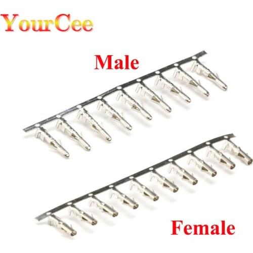 200pcs/lot Big 4P 4D IDE Terminals Connector Male Female Connector Pin For PC Computer ATX IDE Power Connector Female Shell New