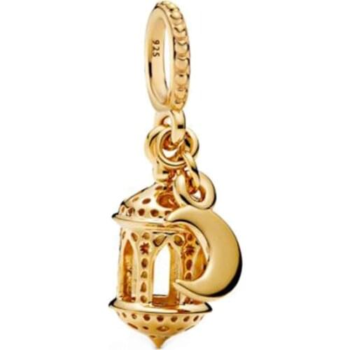 2020 New 925 Sterling Silver Beads Arabian Lantern Dangle Charms fit Original Pandora Bracelets Women DIY Fashion Jewelry
