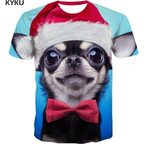 3d Tshirt Animal T-shirt Men Lovely Shirt Print Christmas Tshirt Printed Party T-shirts 3d Short Sleeve summer Casual Tops Style