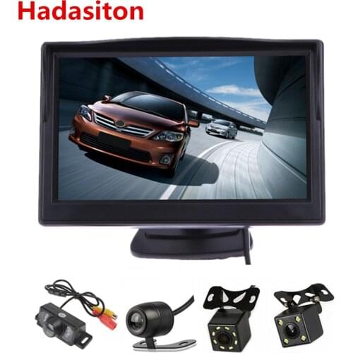 5 inch TFT LCD screen Car Monitor HD800*480 Reversing Parking Monitor with Rearview camera