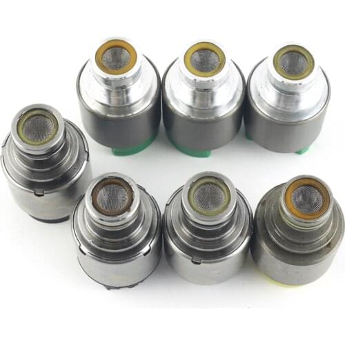 7PC Transmission Solenoids Kit Replacement For AUDI A6 A8 S4 S6 ZF1068298035