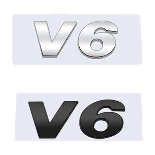 Car ABS Letters TSI TDI V6 V8 Emblem Decoration Rear Trunk stickers For VW BORA JETTA GOLF POLO TIGUAN PASSAT TOUAREG MAGOTAN