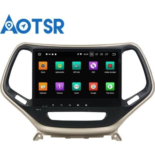 Android 8.0 4GB 32 GB Car GPS navigation Car No DVD player For JEEP Cherokee 2014-2018 multimedia radio tape recorder head unit