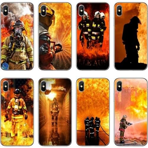 Soft Phone Case Firefighter Heroes Fireman For Samsung Galaxy A71 A70 A60 A51 A50 A41 A40 A31 A30 A20E A21S A12 A10 A7 A5 A3