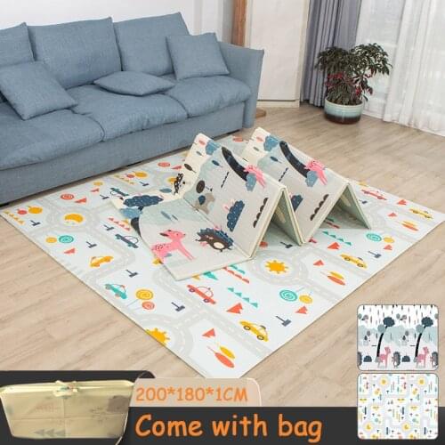 Children Toys Foldable Baby Play Mat Thick Soft Crawling Pad XPE Game Activity Pad High-density Carpet Educational Kids Rug