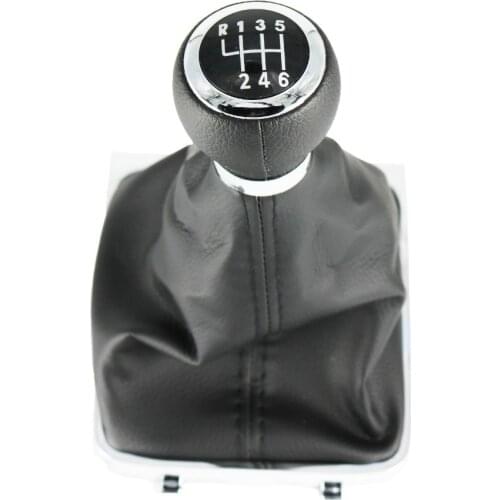 For VW Passat B6 B7 2005 2006 2007 2008 2009 2010 2011 2012 2013 2014 2015 New 6 Speed Gear Stick Shift Knob With Leather Boot