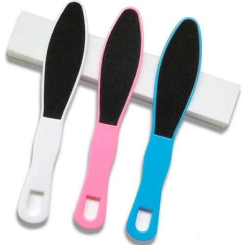 Double Side Foot Rasp Hard Dead Skin File Callus Remover Feet Scrubber Pedicure Random color
