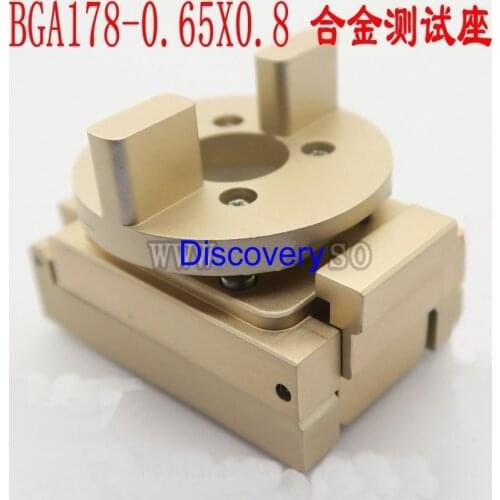 BGA178 Alloy Test Seat 0.65*0.8 Burning Seat LPODDR Aging Seat Programming Seat Reading and Writing Seat