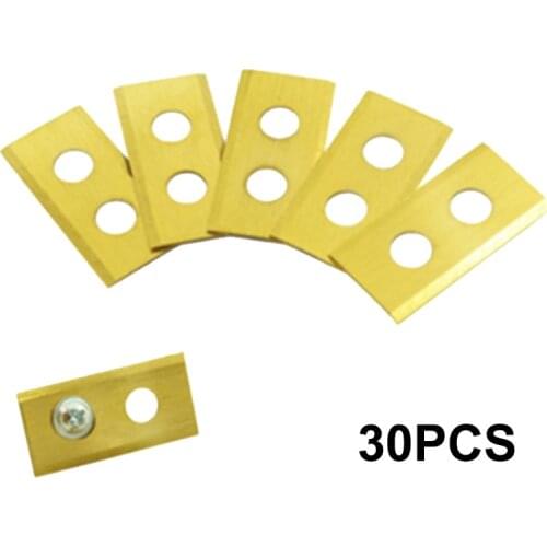 30PCS Lawn Robot Blade Double Hole Lawn Mower Blade Replacement for Worx Landroid Automatic Moving Machine Parts Garden Tools