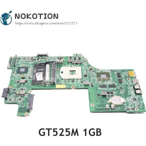 NOKOTION For Dell Inspiron 17R N7110 Laptop Motherboard DAV03AMB8E0 CN-037F3F 037F3F 37F3F HM67 DDR3 GT525M 1GB