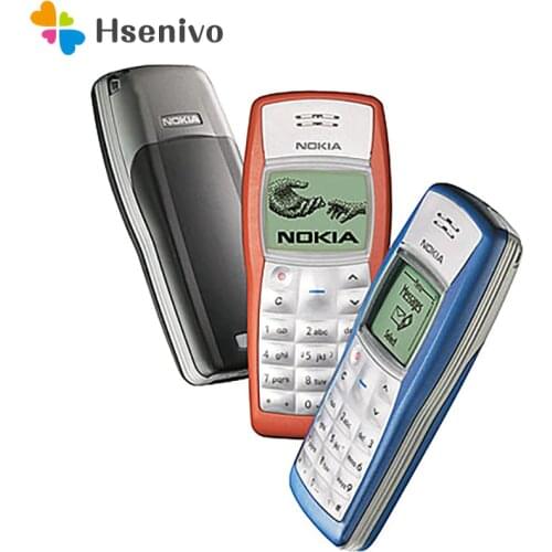 1100 Original Nokia 1100 Unlocked GSM 2G Mobile Phone Cheap Refurbished Good Nokia Cell Phone Free shipping