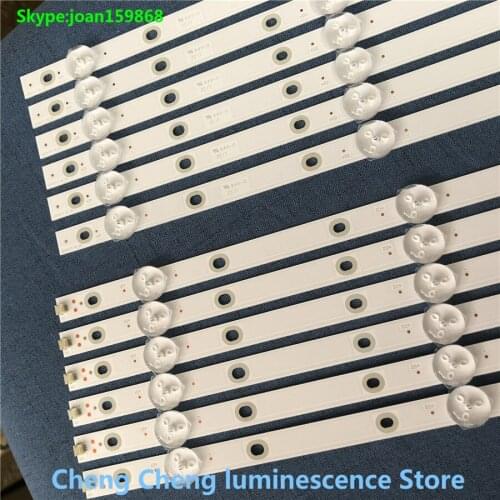 100% New 12pcs/Kit LED strips for PHILIPS 55 TV 55PUS6753 55PUS6412 55PUS7503 T550QVN05.7 LB55073 V0_01 V0_02 V1_02 V1_03